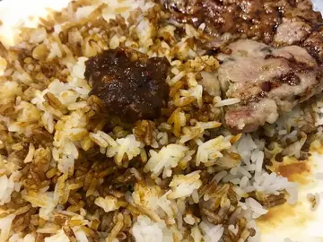 肉餅飯
