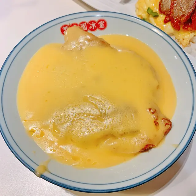 厚切豬扒芝士撈麵