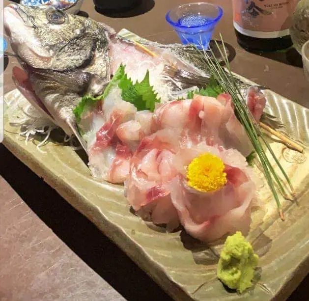 原條藍紋鯛魚薄切（日本飛機貨）