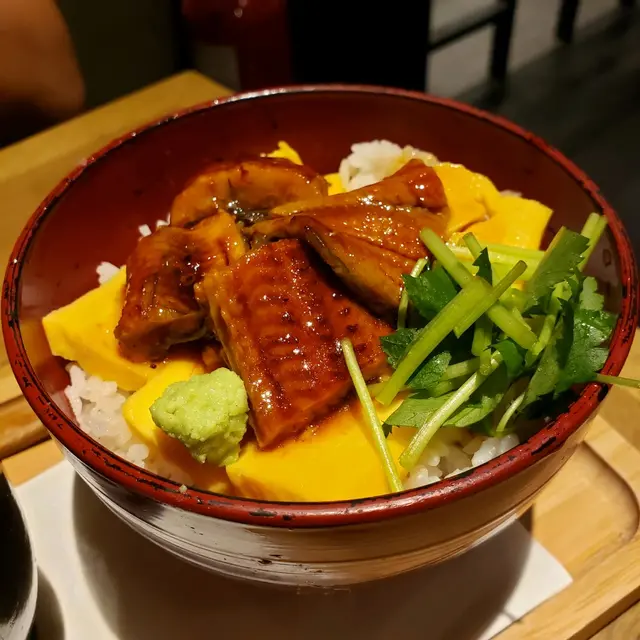 下午茶玉子鰻魚丼