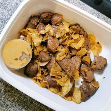 蒜片牛柳粒