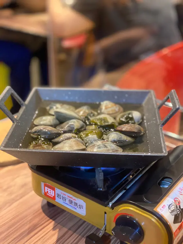 煮活蜆