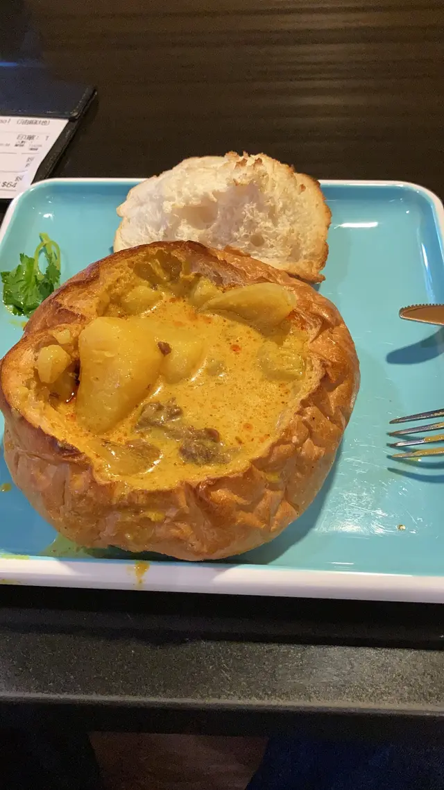 咖喱牛腩農夫飽