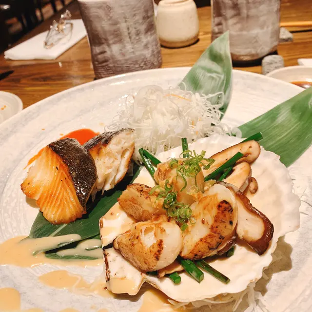 銀鱈魚西京燒 / 鐵板燒帶子