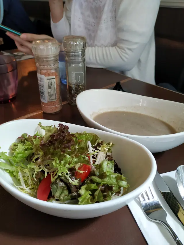 田園沙律、是日餐湯