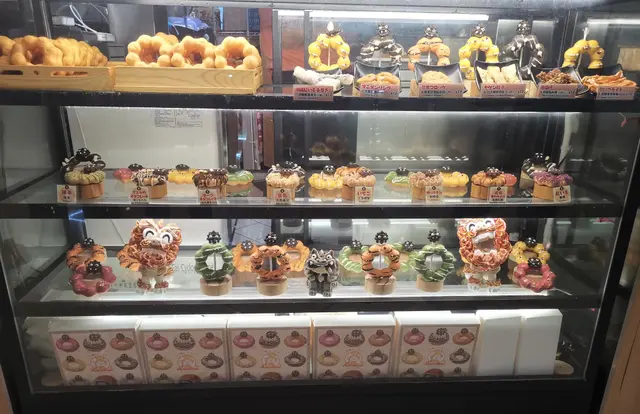 各式非常別緻的餅點