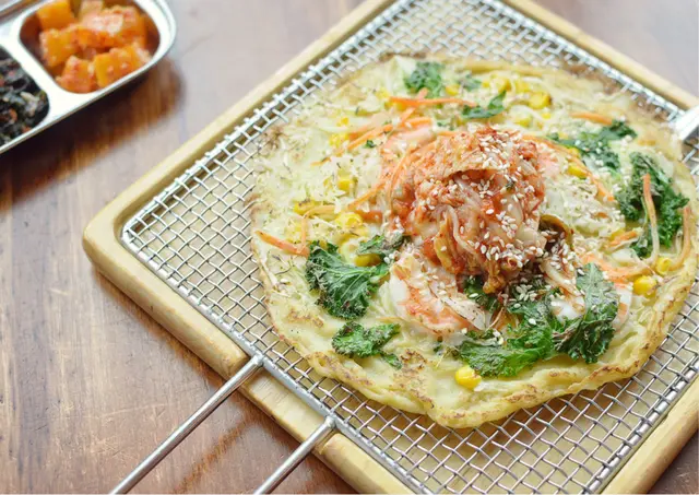 韓式煎雜菜蝦餅