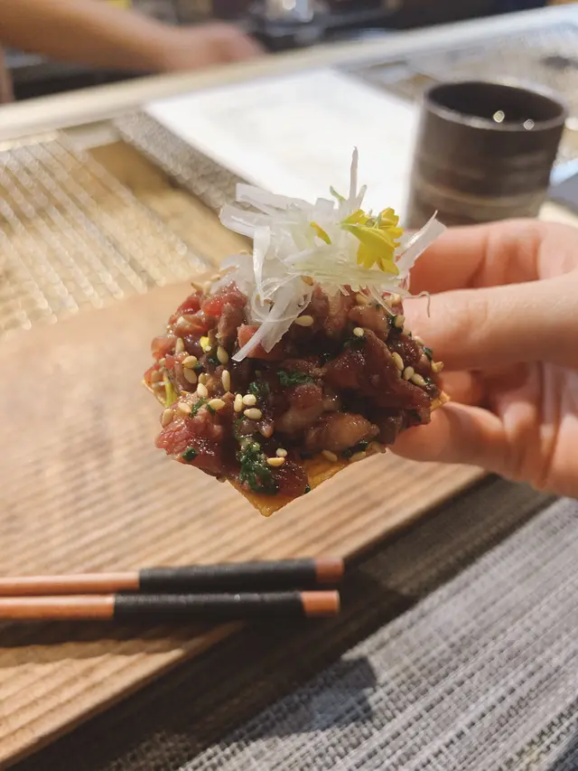 傳說中牛有魚味的牛肉他他