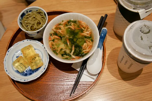 高菜櫻花蝦茶漬飯 配迷你冷抹茶蕎麥麵+手工茶凍