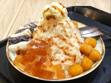 芋薯圆Q麻糬牛奶冰