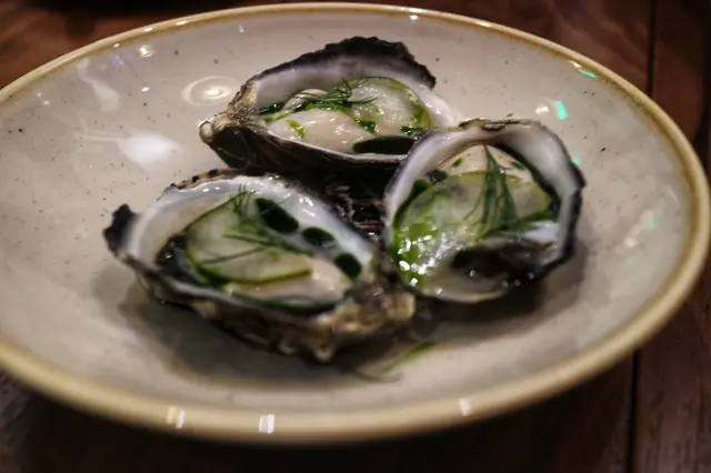 Oyster, Cucumber, Horseradish, Dill