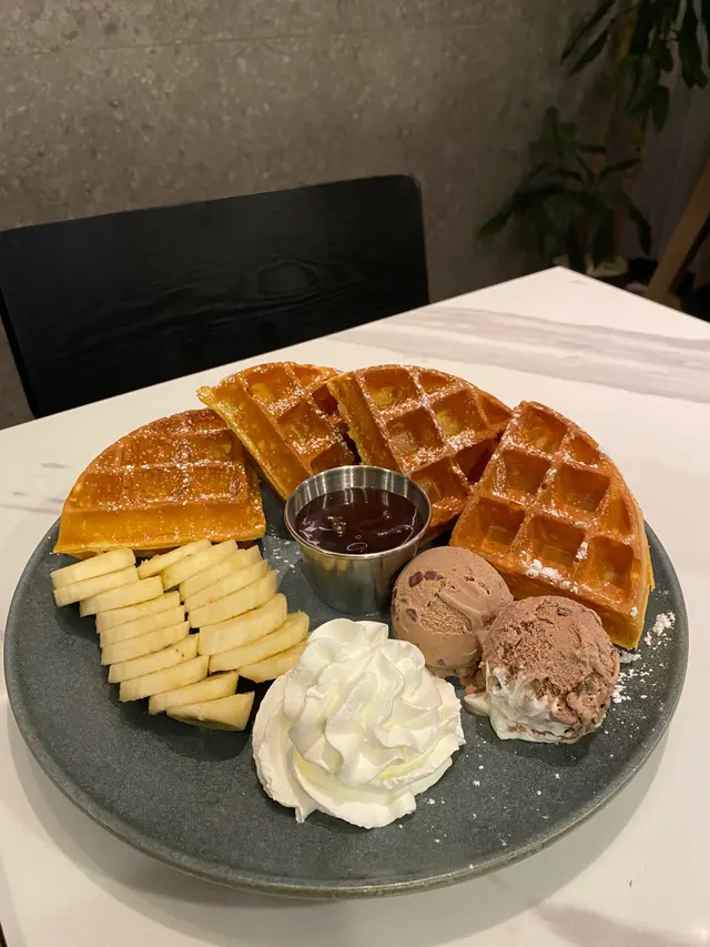 香蕉朱古力窩夫