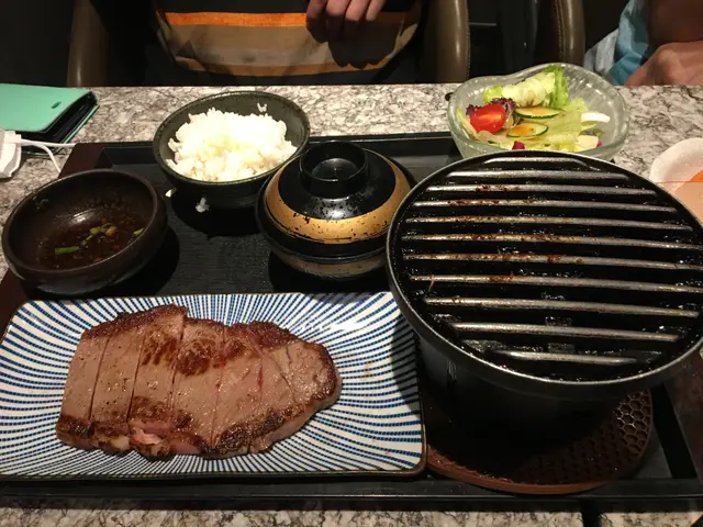 安格期牛扒定食