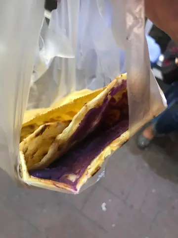 紫薯手抓餅