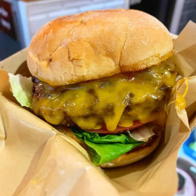 120g經典芝士漢堡