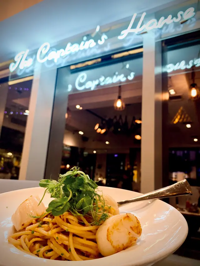 香煎刺身帶子意粉