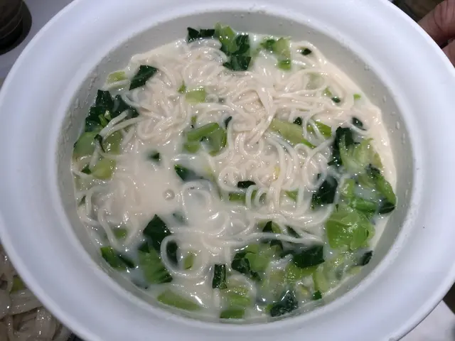 青菜煨麵