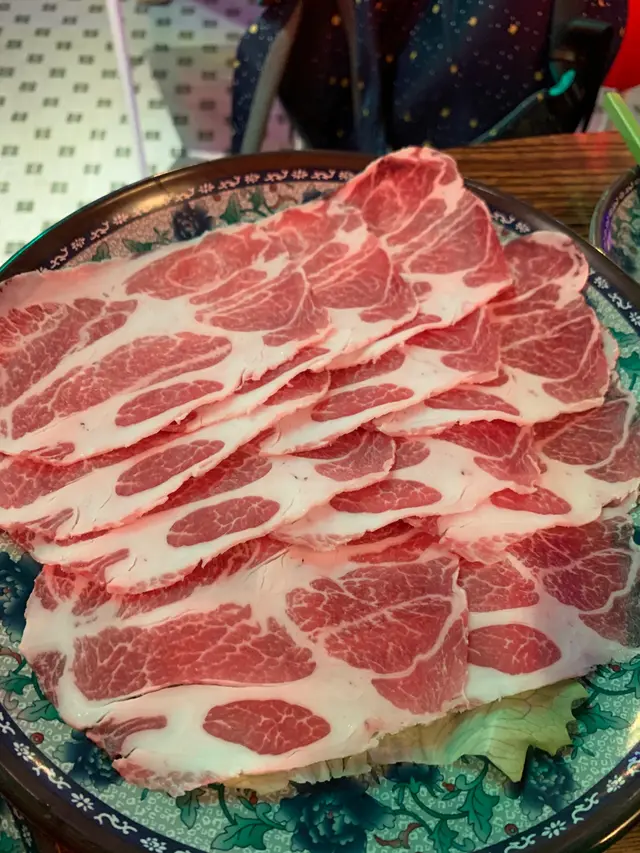 黑毛豬肉片
