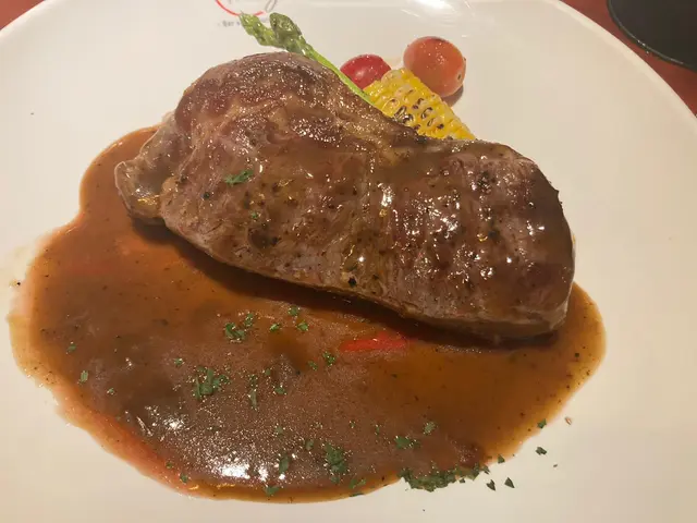 碳燒紐西蘭牛肉眼扒配黑松露燒汁