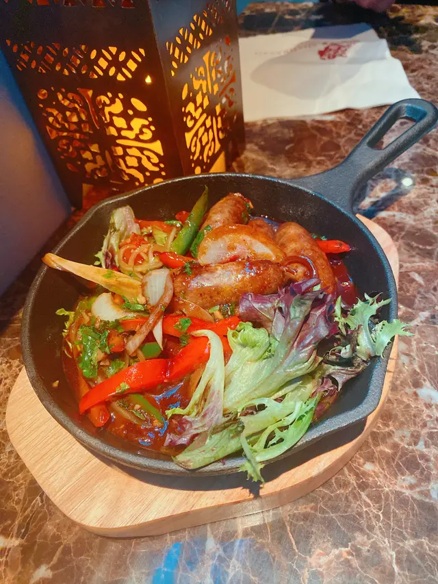 Makanek in Pomegranate Sausage