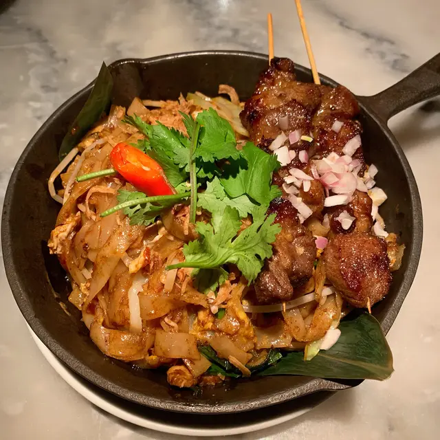 炒貴刁配黑毛豬串