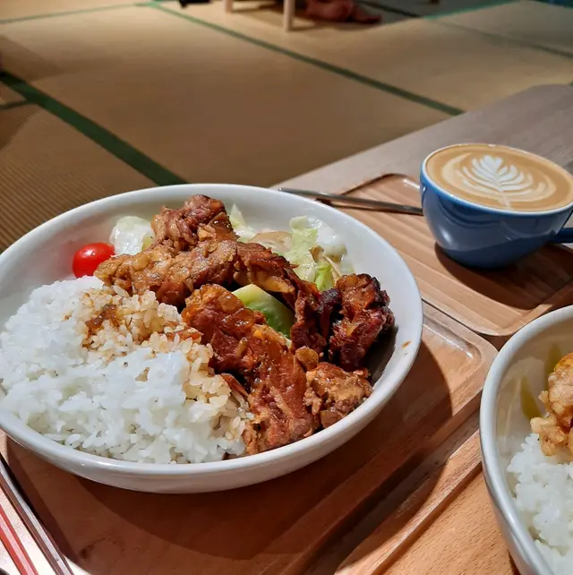 旬之野菜飯+燒汁豬軟骨