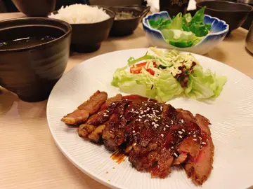 网烧美国牛仔扒定食