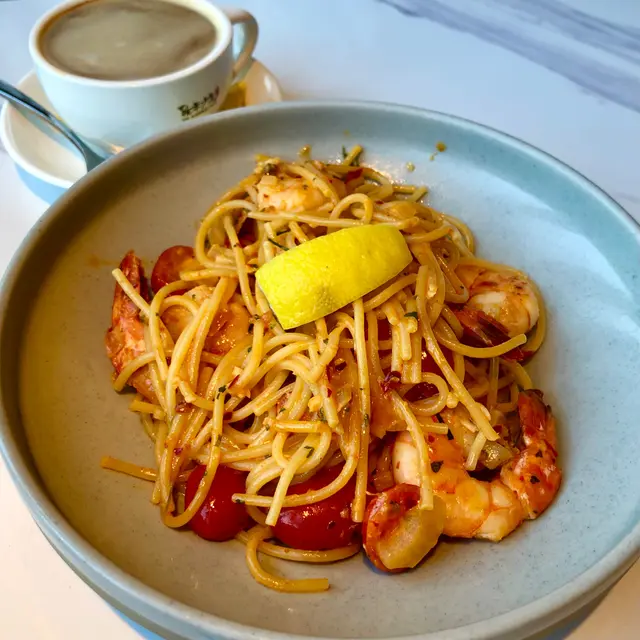 香炒泰國香椒膏鳳尾蝦意大利粉