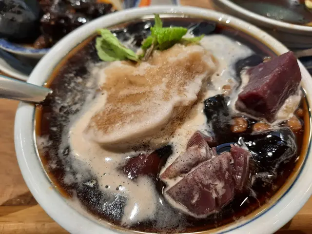 紫薯薏米黑糖冰仙草