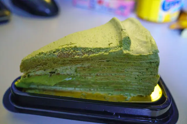 抹茶流心千層蛋糕