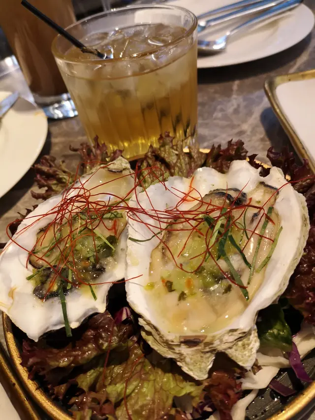 燒美國生蠔配泰式辣汁