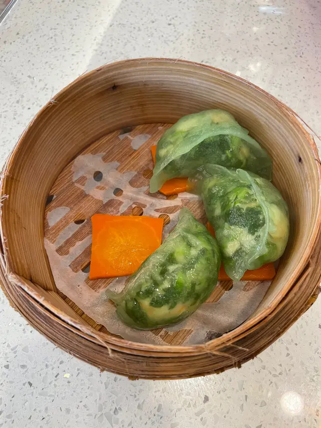 鮮蝦菜苗餃
