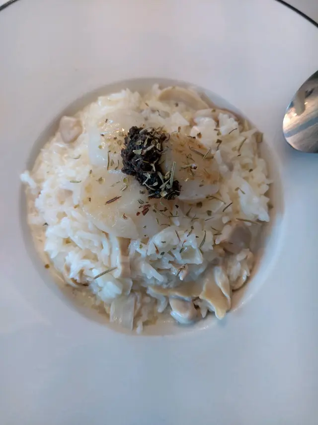 黑松露香煎帶子燴飯