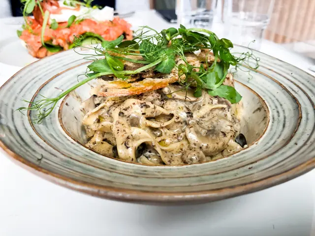 手打意粉配黑松露忌廉醬