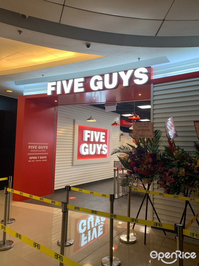 Five Guys American Hamburger Fast Food in Kwun Tong apm