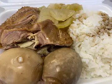 卤水鹅饭