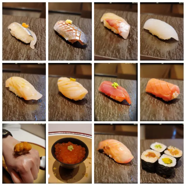 「桜 お任せ」($780/位)