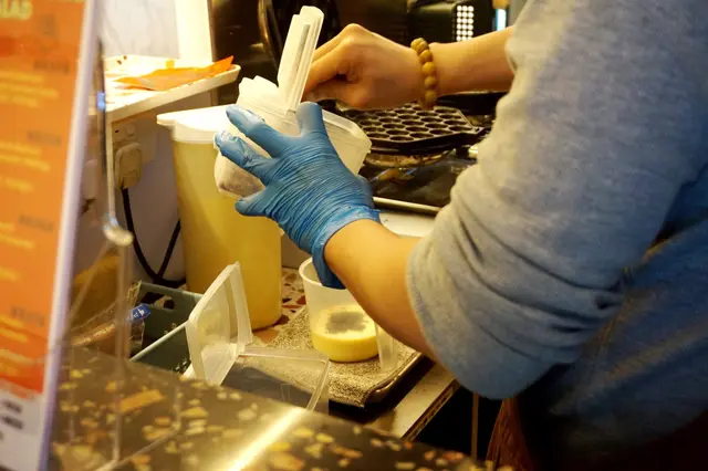 雞蛋仔製作過程