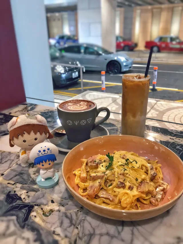 厚切意大利煙肉配卡邦尼意粉