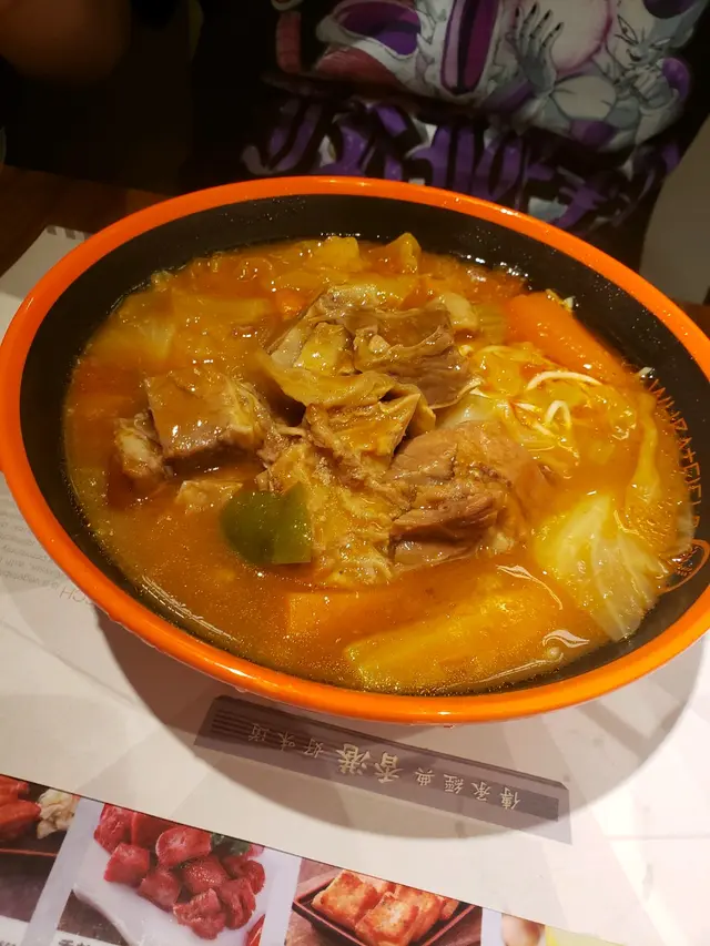 The beef was very tender, the sweet salty balance of the soup was about right