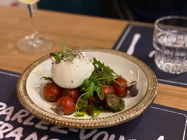 Burrata with Trio of Tomatoes