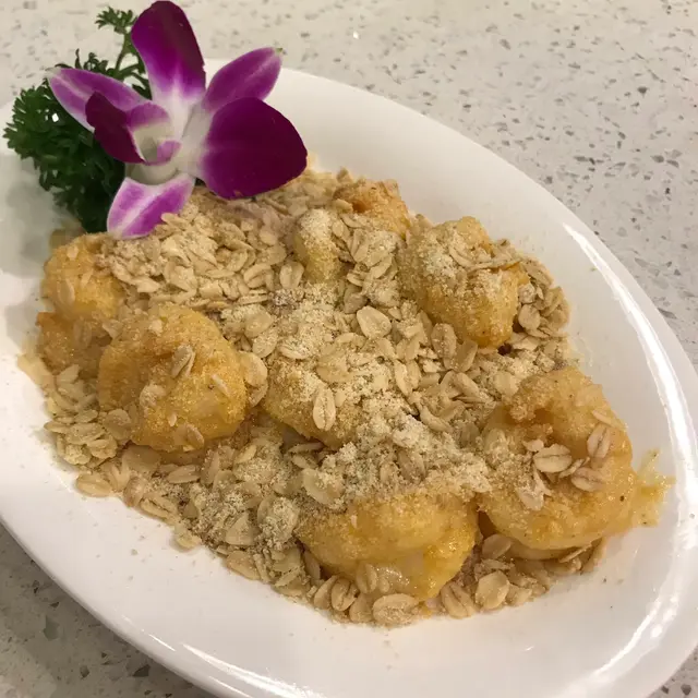 燕麥金沙蝦球