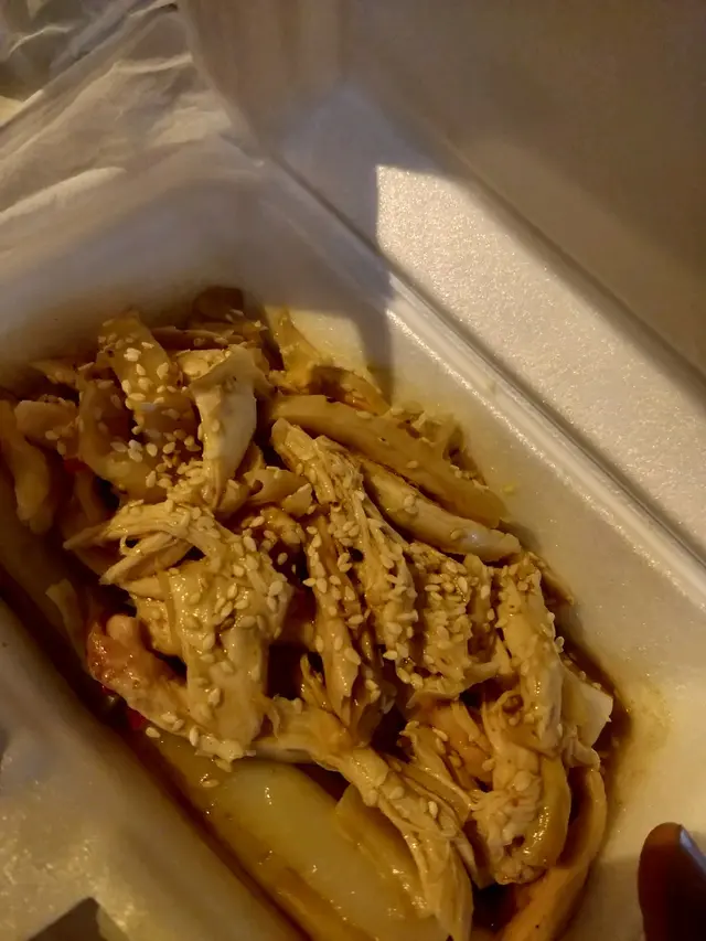 手撕雞腸粉