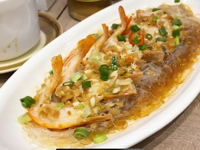 金銀蒜蒸開邊蝦