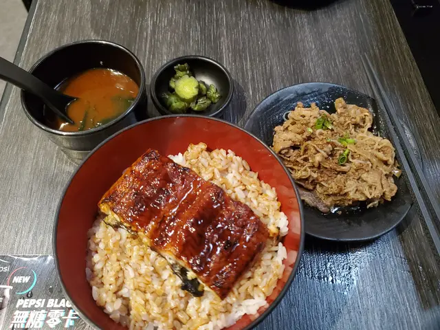 和風牛肉鰻魚丼