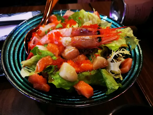 魚生特別多的什錦海鮮沙律