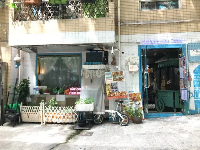 Coffee on the sand 在馬灣路旁後易找到