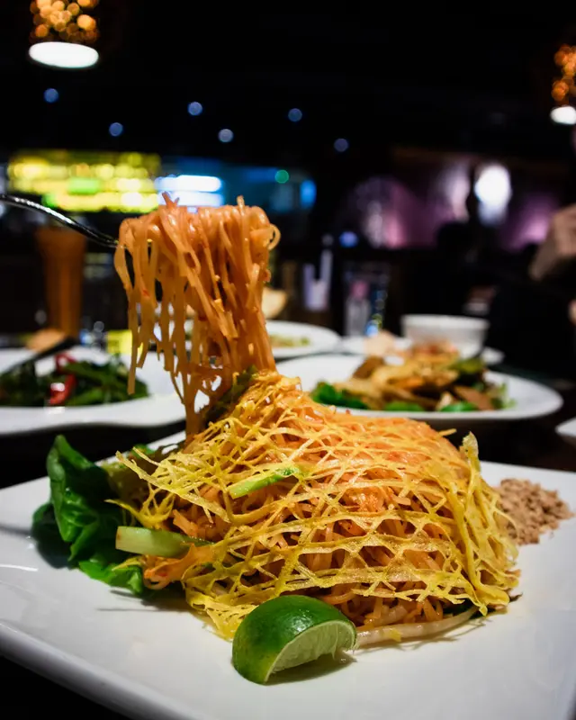 泰式蝦炒金邊粉