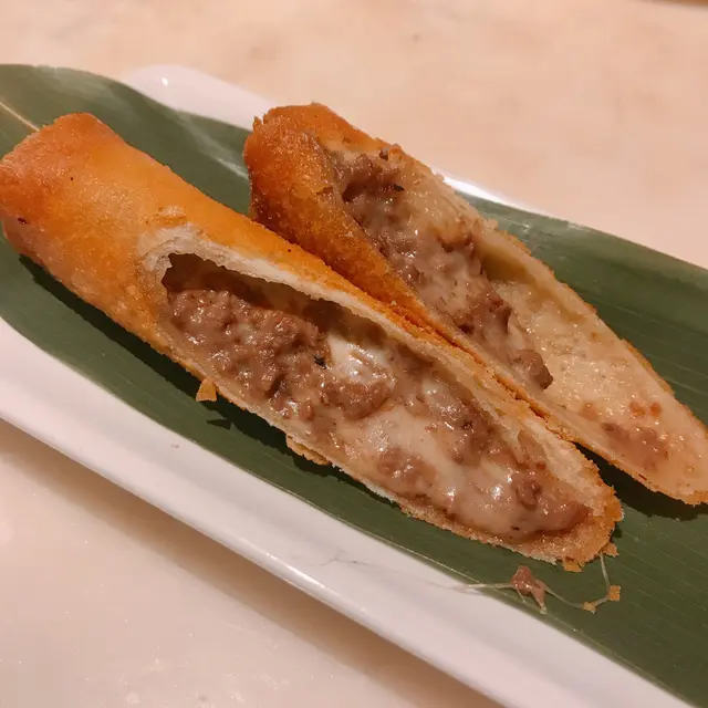 芝士漢堡spring roll