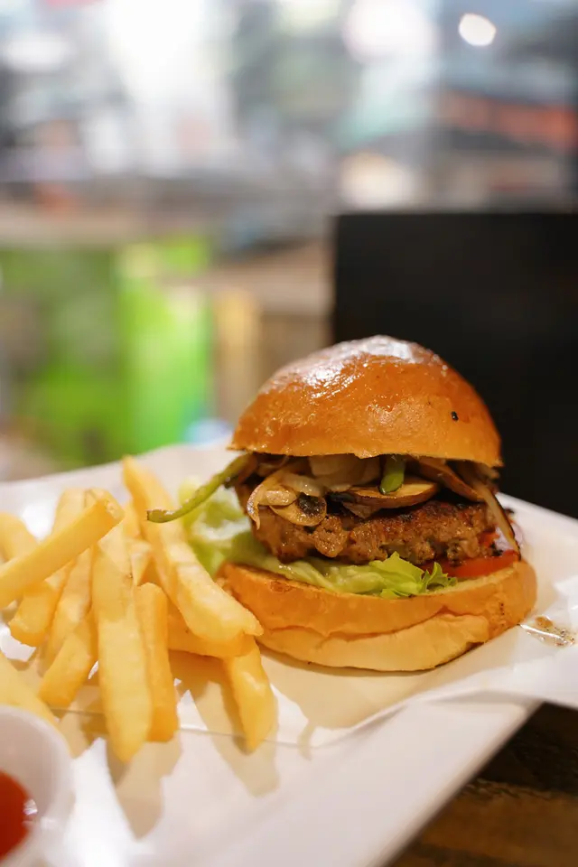 難忘的白松露漢堡